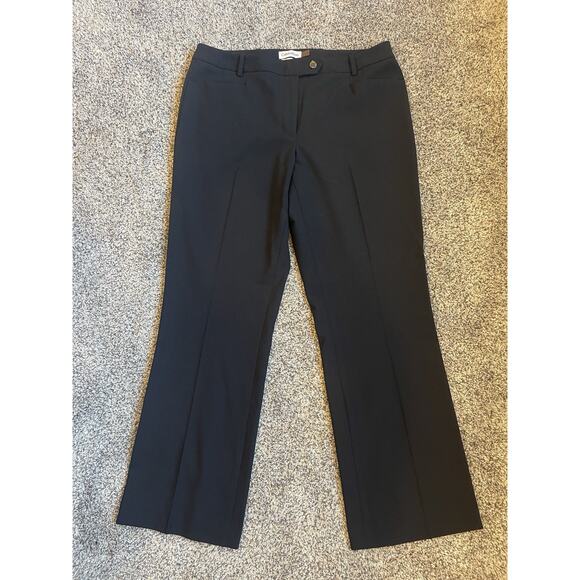 Calvin Klein Women’s Modern Fit Trouser Dress Pants Black Size 8 - Picture 1 of 10